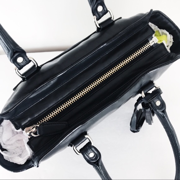 Coach Legacy Black Leather Medium Candace Satchel - Picture 6 of 11